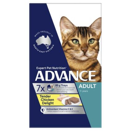 Advance Adult Tender Chicken Wet Cat Food Trays