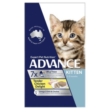 Advance Kitten Tender Chicken Wet Cat Food Trays