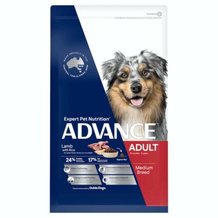 Advance Medium Adult Dry Dog Food Lamb With Rice
