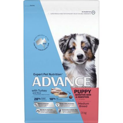 Advance Puppy Medium Breed Turkey And Rice Dry Dog Food