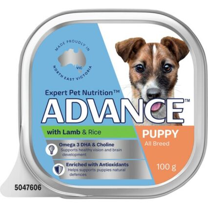 Advance Puppy Single Serve Wet Dog Food Lamb With Rice