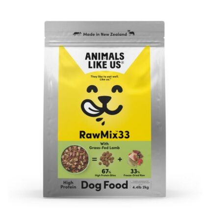 Animals Like Us Raw Mix 33 Grass Fed Lamb Freeze Dried Dog Food