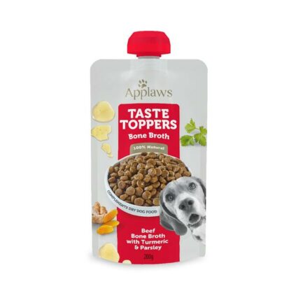 Applaws Taste Toppers Dog Beef Bone Broth Turmeric And Parsley