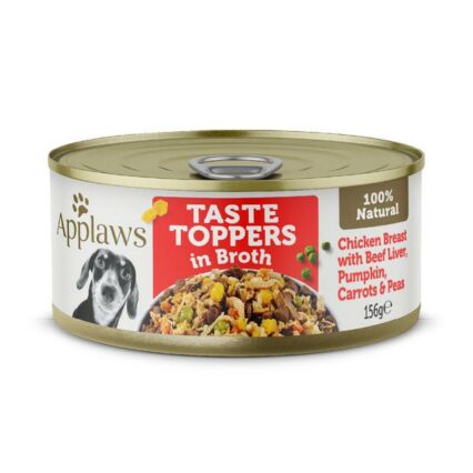 Applaws Taste Toppers Natural Wet Dog Food Chicken With Liver In Broth
