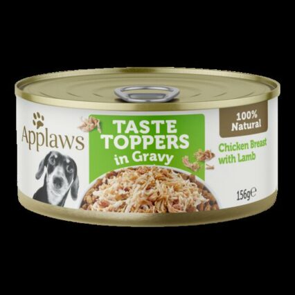 Applaws Taste Toppers Wet Dog Food Chicken Breast With Lamb In Gravy Tin