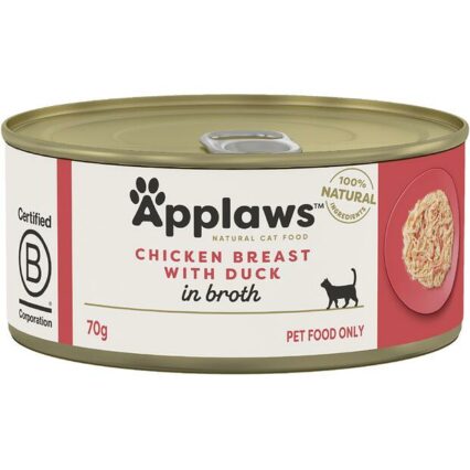 Applaws Wet Cat Food Adult Chicken With Duck Tin