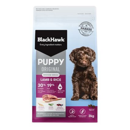 Black Hawk Dry Dog Food Puppy Medium Breed Original Lamb And Rice