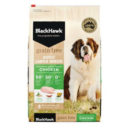 Black Hawk Grain Free Dry Dog Food Adult Large Breed Chicken