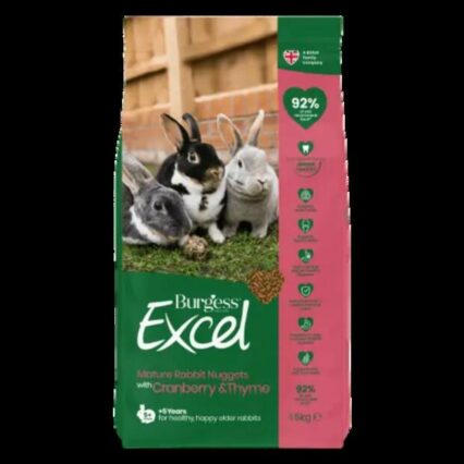 Burgess Excel Mature Rabbit Nuggets Cranberry Ginseng