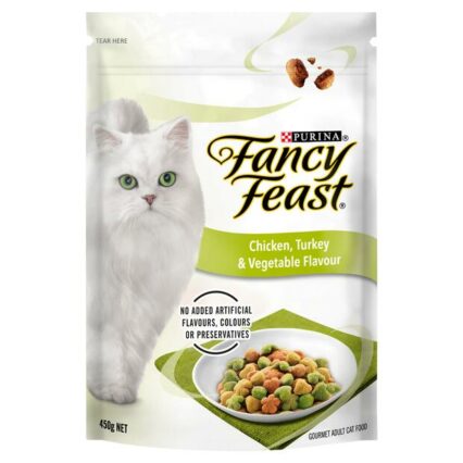 Fancy Feast Adult Chicken Turkey And Vegetable Flavour Dry Cat Food