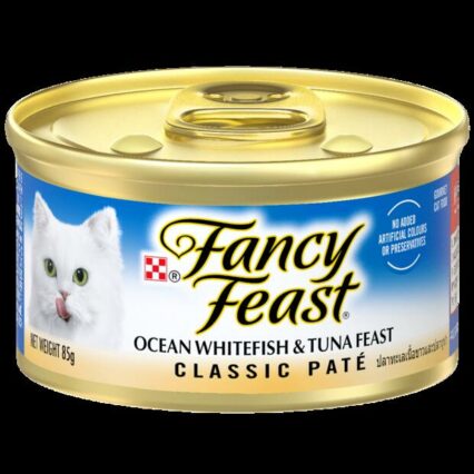 Fancy Feast Adult Classic Pate Ocean Whitefish And Tuna Feast Gourmet Wet Cat Food