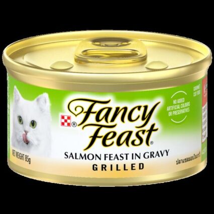 Fancy Feast Adult Grilled Salmon Feast In Gravy Wet Cat Food