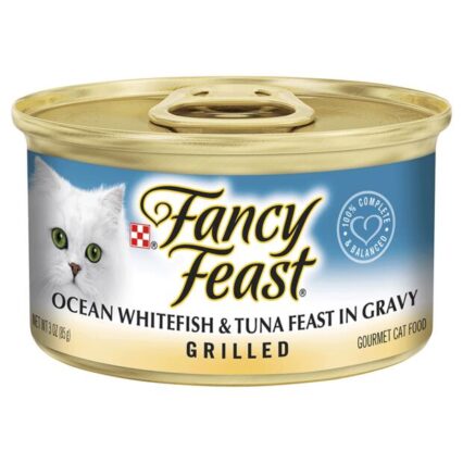 Fancy Feast Grilled Ocean Whitefish And Tuna In Gravy Wet Cat Food