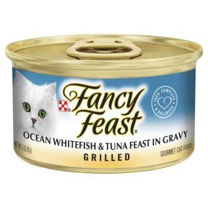Fancy Feast Grilled Ocean Whitefish And Tuna In Gravy Wet Cat Food
