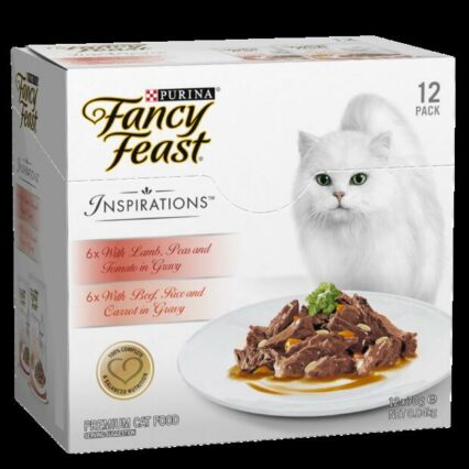 Fancy Feast Inspirations Lamb In Gravy And Beef In Gravy Wet Cat Food
