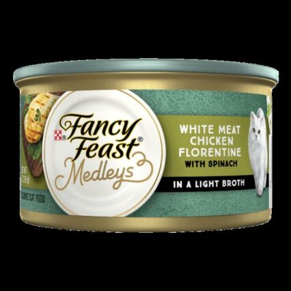 Fancy Feast Medleys White Meat Chicken Florentine Wet Cat Food