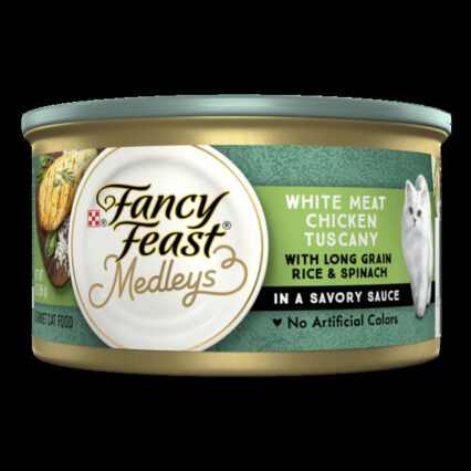 Fancy Feast Medleys White Meat Chicken Tuscany Wet Cat Food