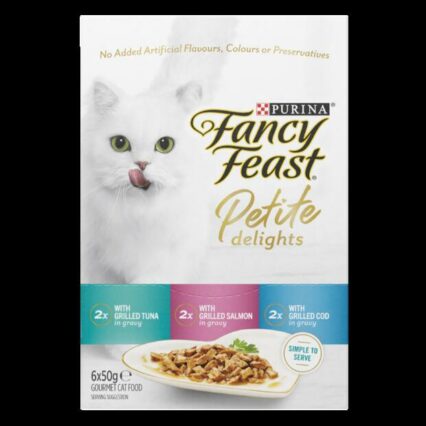 Fancy Feast Petite Delights Tuna Salmon And Cod Grilled Wet Cat Food