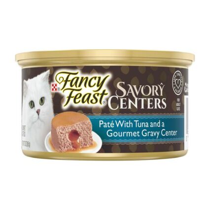 Fancy Feast Savoury Centers Pate Tuna Gourmet Gravy Wet Cat Food