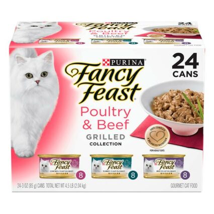 Fancy Feast Variety Pack Classic Beef Poultry Grilled Wet Cat Food