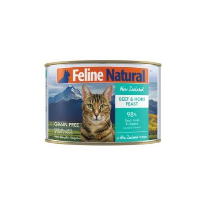 Feline Natural Cat Beef And Hoki Can