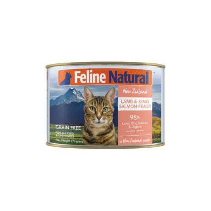 Feline Natural Cat Lamb And Salmon Can