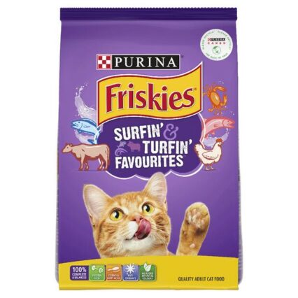 Friskies Dry Cat Food Adult Surfin Turfin Favourites