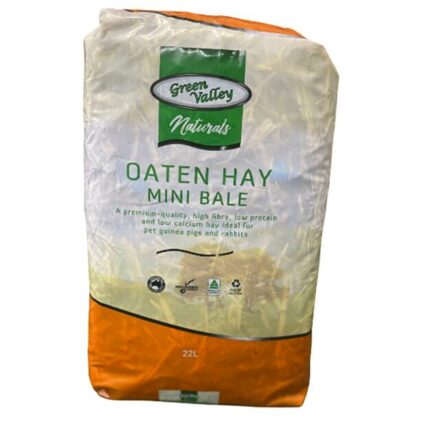 Green Valley Naturals Oaten Hay Mini Bale For Small Pets