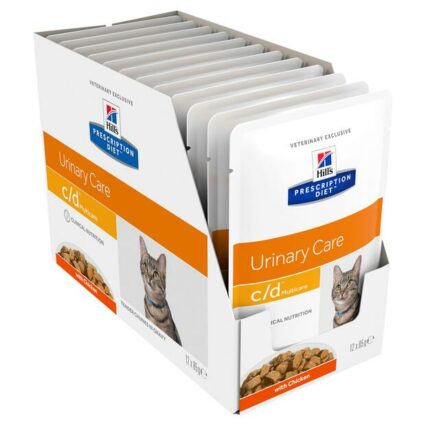 Hills Prescription Diet Cd Multicare Chicken Cat Food Pouches