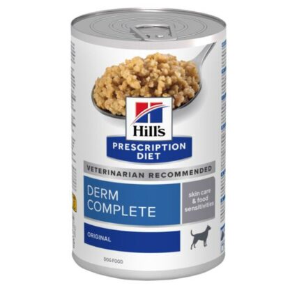 Hills Prescription Diet Derm Complete Canned Wet Dog Food