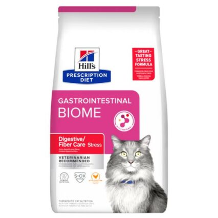 Hills Prescription Diet Gastrointestinal Biome Stress Digestive Fibre Care Dry Cat Food