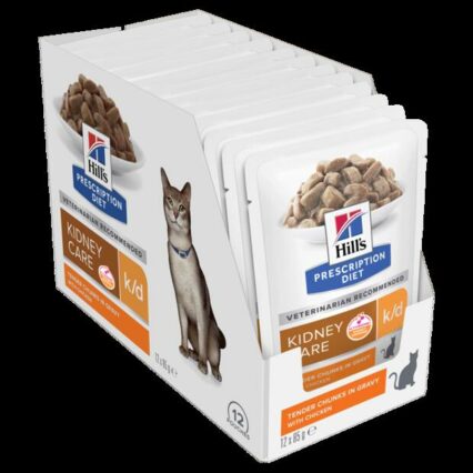 Hills Prescription Diet Kd Kidney Care Chicken Cat Food Pouches