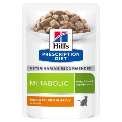Hills Prescription Diet Metabolic Cat Food Pouches