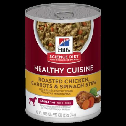 Hills Science Diet Adult Healthy Cuisine Chicken And Carrot Stew Wet Dog Food Canned