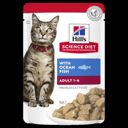 Hills Science Diet Adult Ocean Fish Cat Food Pouches