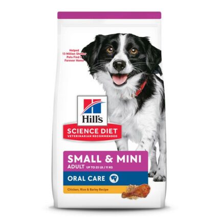 Hills Science Diet Adult Oral Care Small And Mini Chicken Rice And Barley Recipe Dry Dog Food