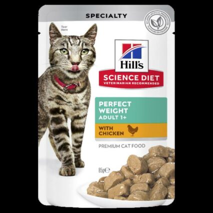 Hills Science Diet Adult Perfect Weight Cat Food Pouches