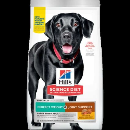 Hills Science Diet Adult Perfect Weight Large Breed Joint Support Chicken Recipe Dry Dog Food