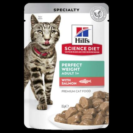 Hills Science Diet Adult Perfect Weight Salmon Cat Food Pouches