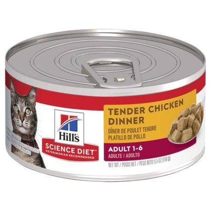 Hills Science Diet Adult Tender Chicken Dinner Canned Cat Food
