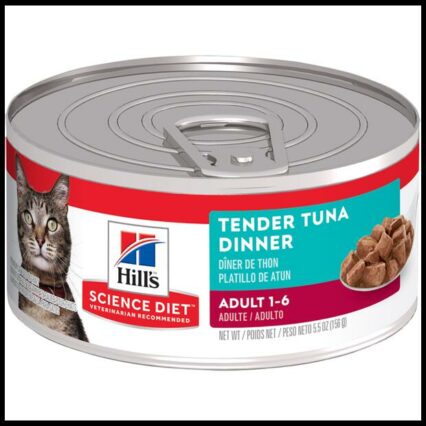 Hills Science Diet Adult Tender Tuna Dinner Canned Cat Food