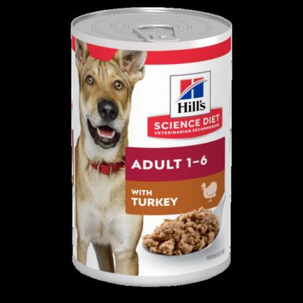 Hills Science Diet Adult With Turkey Wet Dog Food Canned