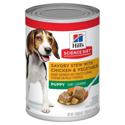 Hills Science Diet Puppy Savory Stew Chicken And Vegetable Canned Dog Food
