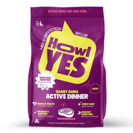 Howl Yes Adult Active Kangaroo Dry Dog Food