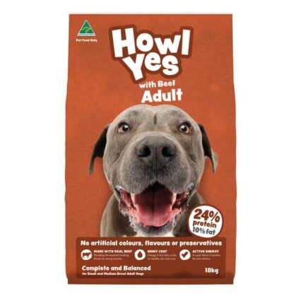 Howl Yes Adult Beef Dry Dog Food