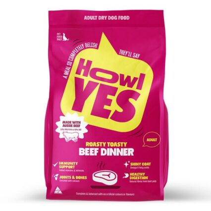 Howl Yes Adult Beef Dry Dog Food