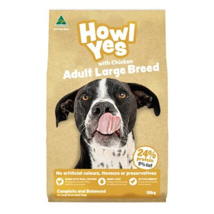 Howl Yes Adult Large Breed Chicken Dry Dog Food