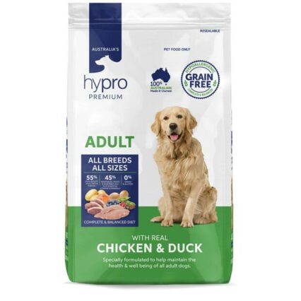 Hypro Premium Dry Dog Food Adult Chicken And Duck Grain Free