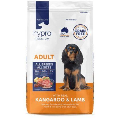 Hypro Premium Dry Dog Food Adult Kangaroo And Lamb Grain Free