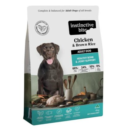 Instinctive Bite Chicken Bone And Joint Support Dry Dog Food